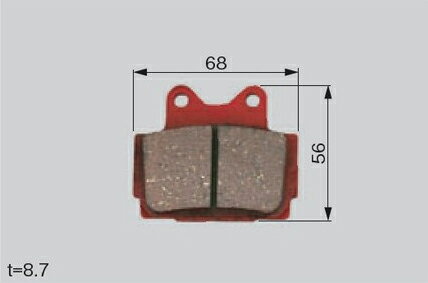 【11月18日出荷】デイトナ アカ PAD(R)XJR400/S/R　79808