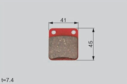 【12月4日出荷】デイトナ アカ PAD(F) マグナ50/ジェベル　79826