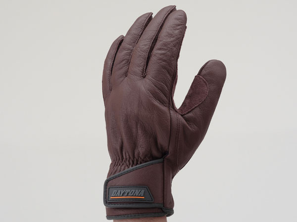 【12月4日出荷】デイトナ ゴートスキングローブ スタンダードタイプ　ブラウン[L]　76382