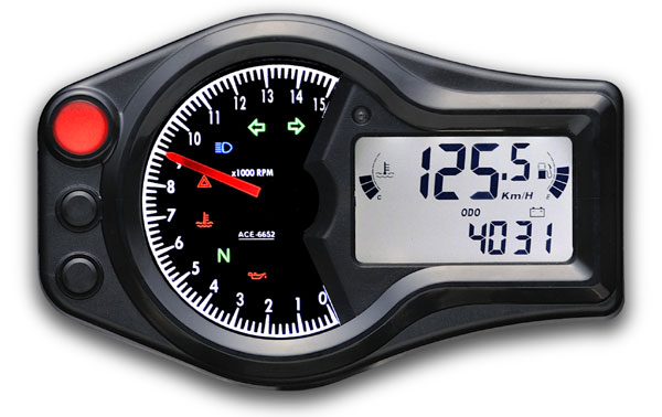 【12月4日出荷】ACEWELL 多機能デジタルメーター 15000rpm　ACE-6652