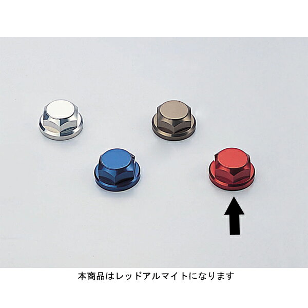 【11月26日出荷】ハリケーン ステムナット (M24XP1.0) RD HT0803R