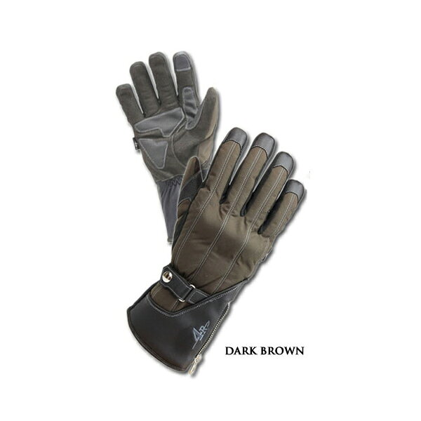キジマ 4R Radical F-17A ハードプロテクションウィンターグローブ ダークブラウン[Lサイズ] FR-172124