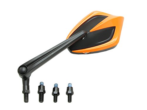 【×欠品中 要納期確認】ハリケーン タロンミラー オレンジ 汎用　1ヶ　左右共用 HA6251OR