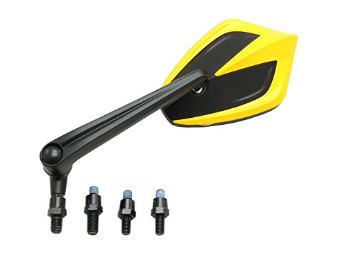 【×欠品中 要納期確認】ハリケーン タロンミラー イエロー 汎用　1ヶ　左右共用 HA6251Y