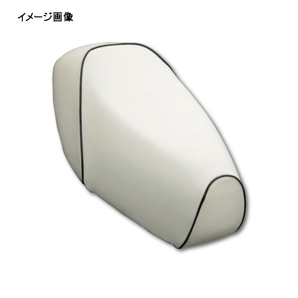 アッズ(AZZU) ズーマー 国産カスタムシートカバー [白カバー・黒パイピング]張替タイプ　 AZ-HCH1069-C20P10