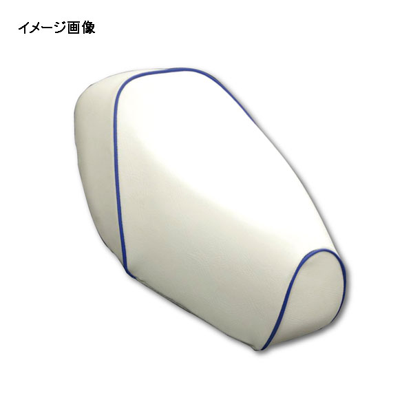 アッズ(AZZU) ズーマー 国産カスタムシートカバー [白カバー・青パイピング]張替タイプ　 AZ-HCH1069-C20P50