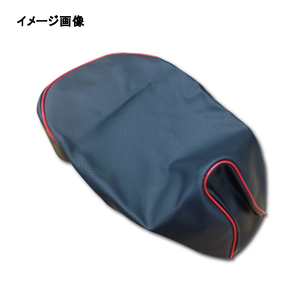 アッズ(AZZU) ライブディオSR[AF35] 国産カスタムシートカバー[黒エンボス・黄色パイピング]被せタイプ　 AZ-HCR1007-C10P40