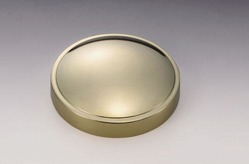 【8月19日出荷】キジマ タンクキャップカバー ブラス99Y-　HD-04235