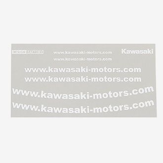 カワサキ純正 WEB ステッカーキット[ホワイト]　J7010-0116