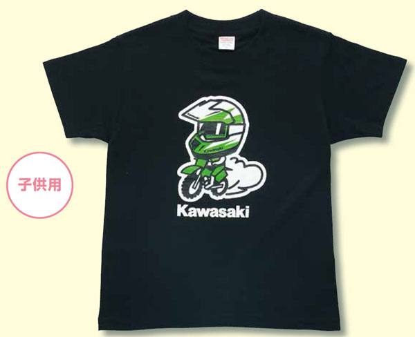 カワサキ純正 ヘルメットレーサーMXTシャツ【子供用】　J8901-1603