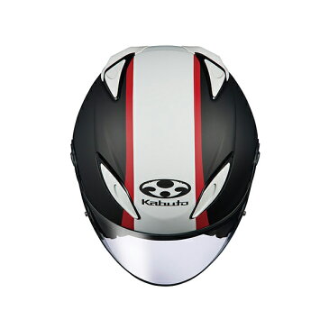 OGKカブト AVAND2 ESCAPE(アヴァンド2 エスケープ) フラットブラックホワイトレッド/XL(61-62cm未満) O4966094560652