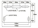 【7月1日出荷】POSH 汎用 ユニバーサルナンバーステー P090047-NB