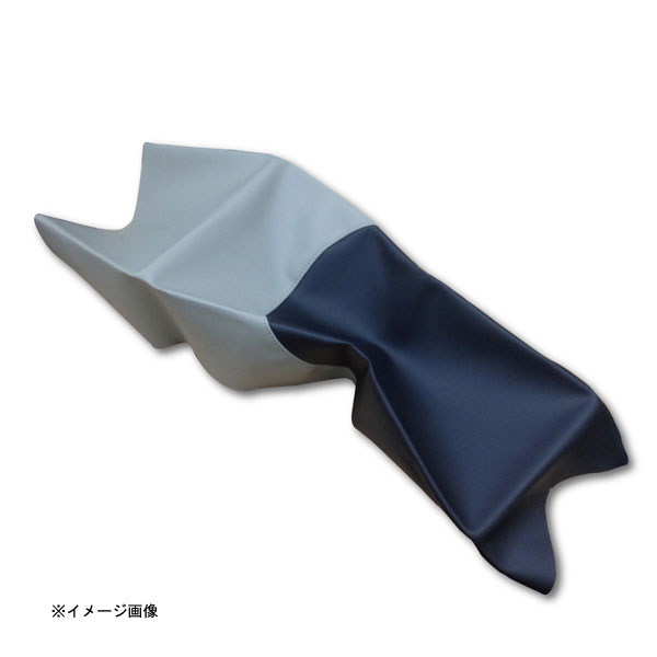 アッズ(AZZU) GSX1100 カタナ ツートン[GS110X]用　国産シートカバー [黒・グレー/張替タイプ]　 AZ-SCH3057-C16