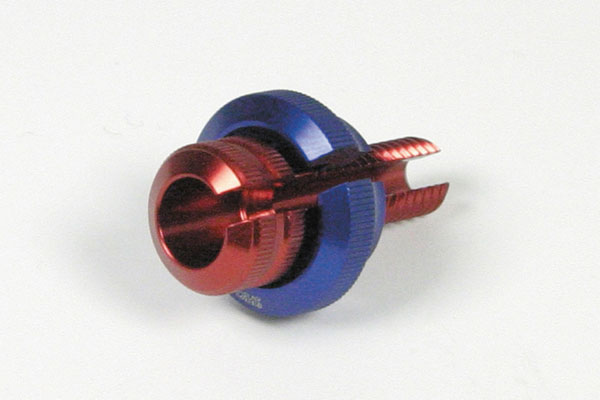 【11月18日出荷】武川 ファットタイプ ケーブルアジャスター[レッド/ブルー]　SP02-01-0058