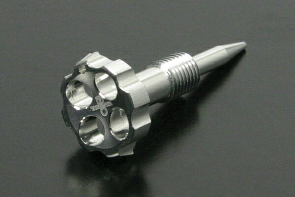 【12月4日出荷】武川 アルミ削り出しエアスクリュー/シルバー (KEIHIN PE24用)　SP03-03-0027