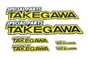 武川 TAKEGAWA ステッカーセット 08-01-0086