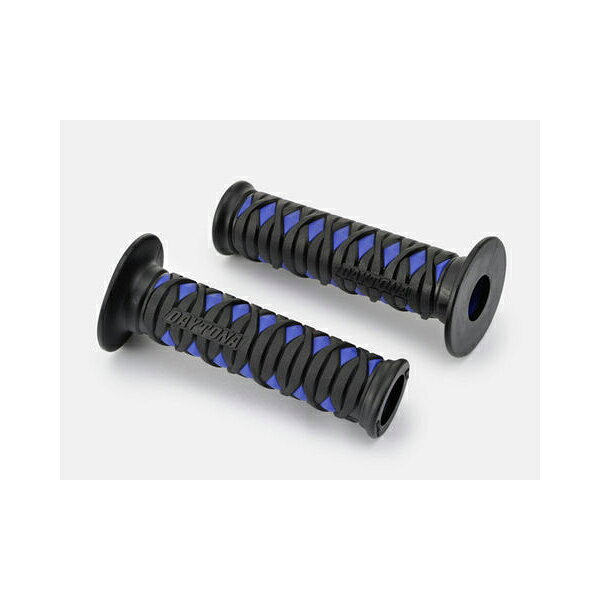 【12月2日出荷】デイトナ GRIPPY グリップ [GG-D-KATANA]　ブラック×ブルー 120mm φ22.2ハンドル用 99264
