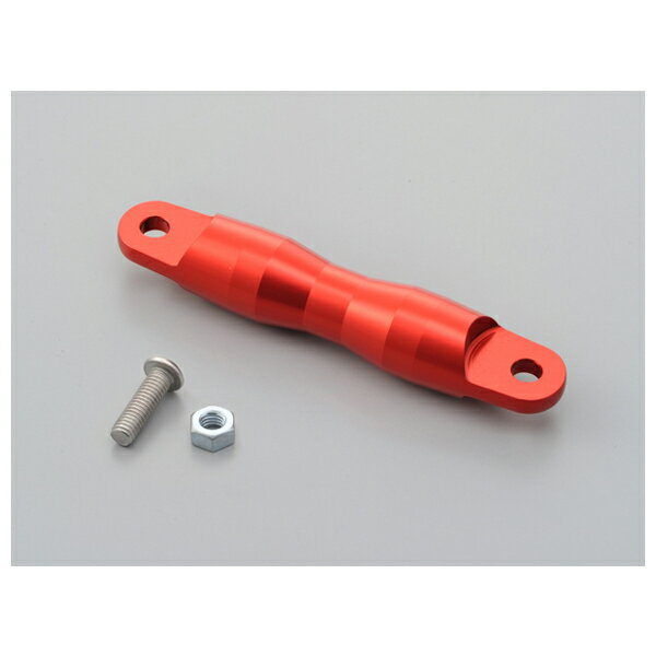 【12月2日出荷】デイトナ アクセサリークロスバー用アダプターバー 100mm [レッド] 99463