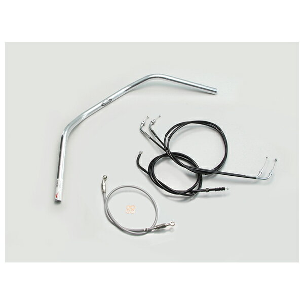 【×欠品中 納期未定】ハリケーン 80クラシック ハンドルSET [クロームメッキ] エストレヤRS('95〜'06) H716-079C