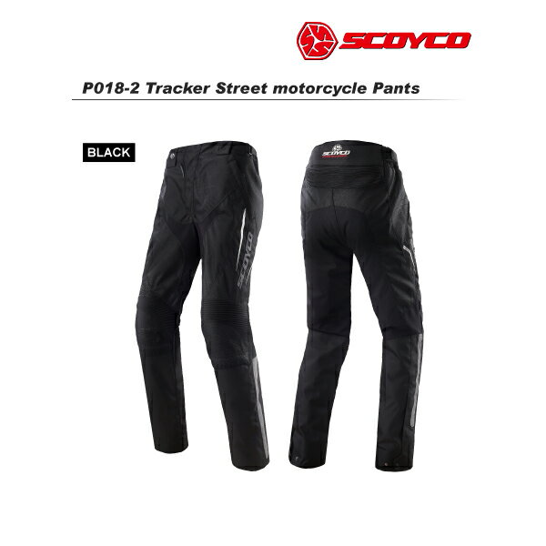 SCOYCO(スコイコ) P018-2 TRACKER ウィンターライディングパンツ[ブラック/XL] P018-2-BK-XL