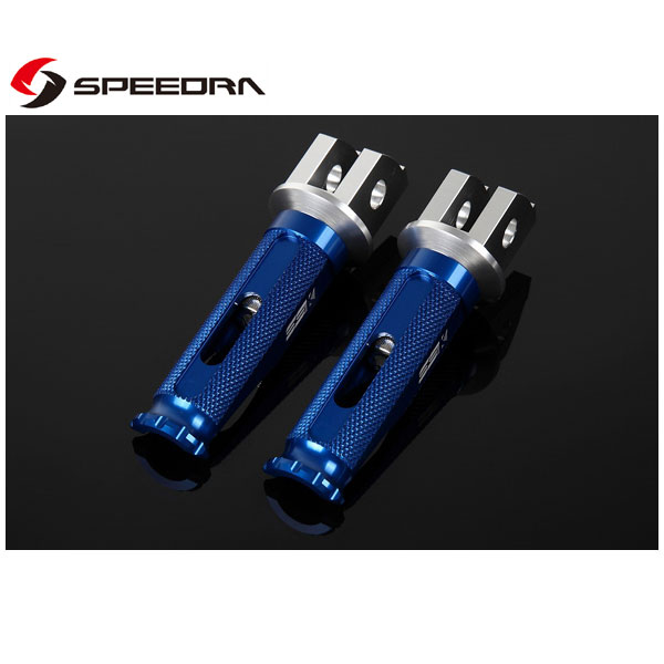 SSK SPEEDRA アルミ削り出しタンデムステップ レーシングタイプ パッセンジャー用(シルバー/ブルー) HONDA AFPR112BE