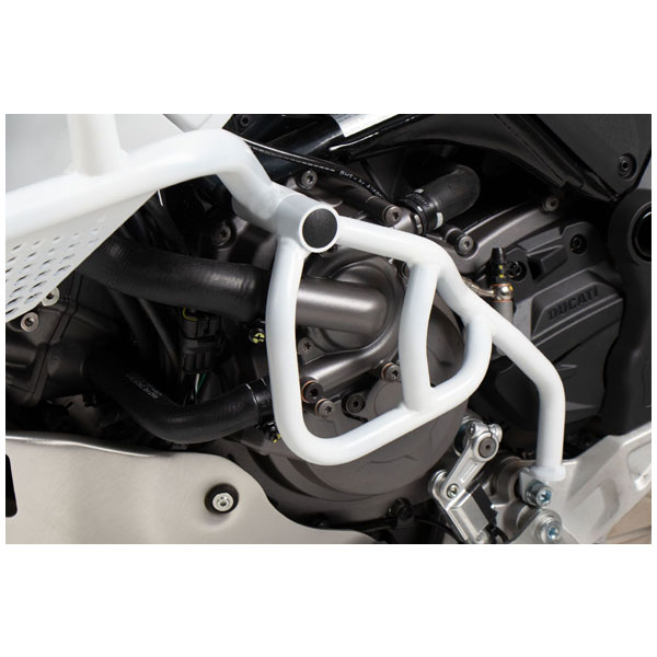 ヘプコ＆ベッカー アディショナルエンジンガード 左側のみ ホワイト DUCATI DesertX('22) 42237638-0003
