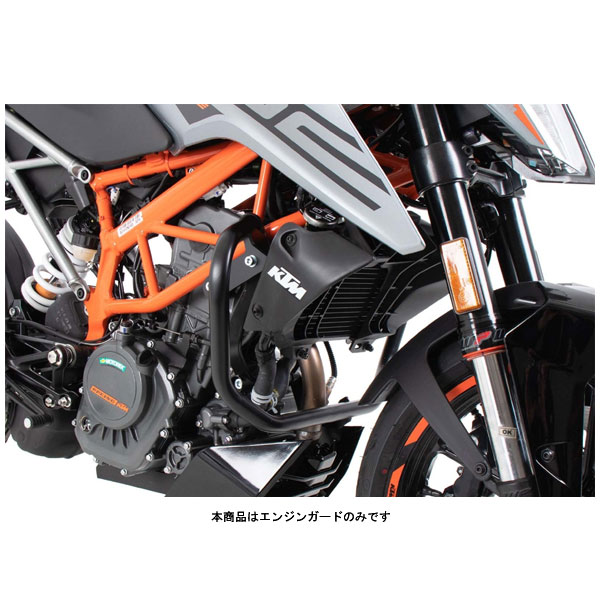 ヘプコ＆ベッカー エンジンガード ブラック KTM 125 DUKE('21) 5017630-0001