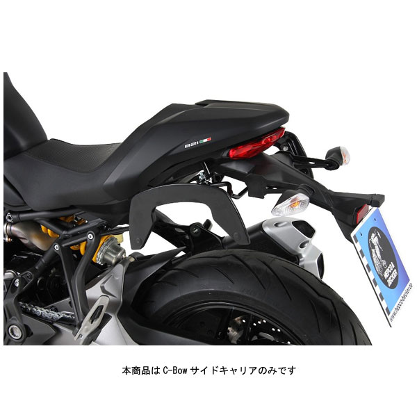 ヘプコ＆ベッカー C-Bowサイドキャリア ブラック DUCATI MONSTER821('18～'20) 6307565-0001