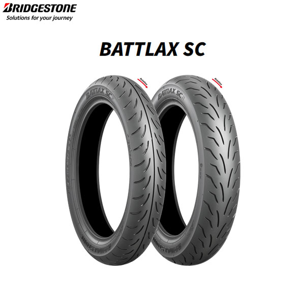 【6月4日出荷】ブリヂストン BRIDGESTONE SCS60012 BATTLAX SC フロント 110/70-12 47L TL B4961914864989