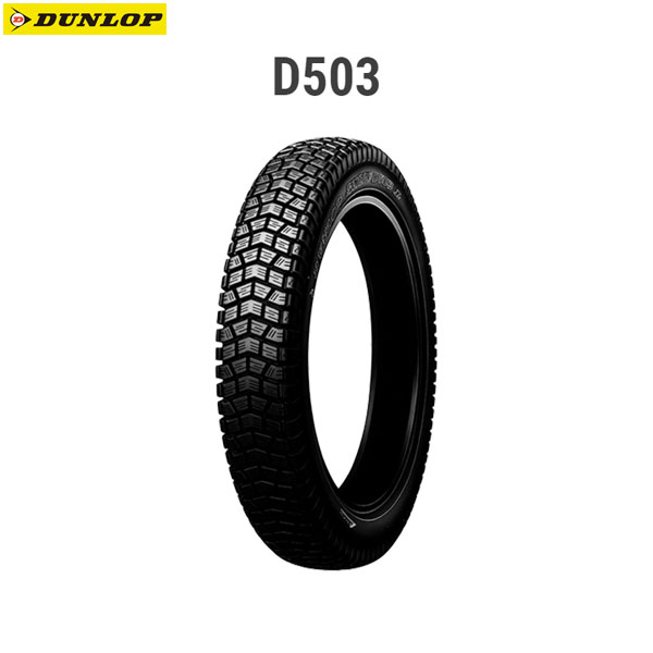 ダンロップ DUNLOP 323630 スノータイヤ D503 リア 80/100-14M/C 49P WT D4981160998481