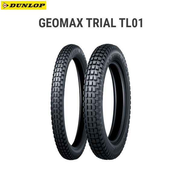 ダンロップ DUNLOP 354157 GEOMAX TRIAL TL01 フロント 80/100-21M/C 51M WT D4982266056785