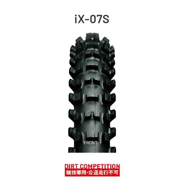 【6月4日出荷】IRC iX-07S フロント 80/100-21 51M WT IRC302273