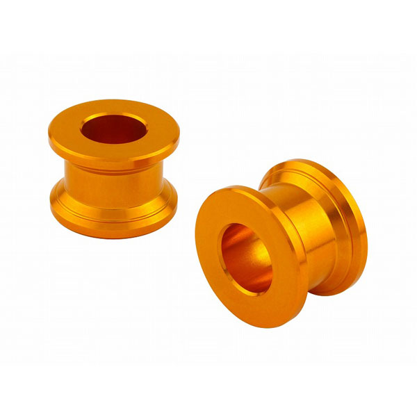 POSH Faith アルミカラー スプール M10用(ゴールド) 厚み15mm/最大径：21.6mm/最細径：16.5mm 2pcs P141510-04