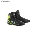 alpinestars アルパインスターズ FASTER-3 シューズ 1579 BLACK YELLOW FLUO LIGHT BLUE ALP8059175187681