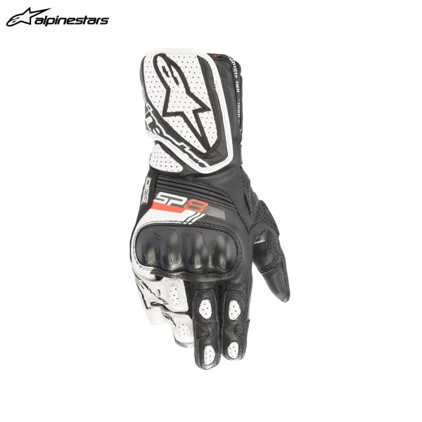 alpinestars アルパインスターズ レディース STELLA SP-8 V3 LEATHER グローブ 12 BLACK WHITE[XSサイズ] ALP8059175358722