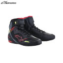 【4月24日出荷】alpinestars アルパインスターズ FASTER-3 RIDEKNIT シューズ 136 BLACK RED YELLOW FLUO[US9/26.5cm] ALP8059175966798