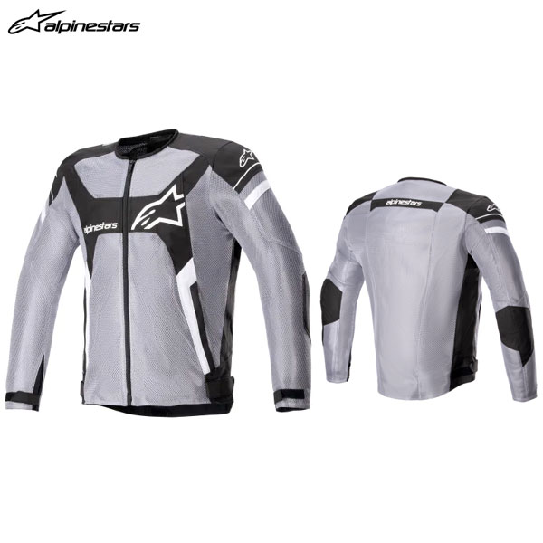 【5月17日出荷】alpinestars アルパインスターズ T-GP X SUPERAIR ジャケット ASIA 901 COOL GRAY BLACK[2XLサイズ] ALP8059347163734