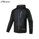 【5月1日出荷】alpinestars アルパインスターズ MO.ST.EQ HYBRID HOODED ジャケット 10 BLACK 2XLサイズ ALP8059347271187