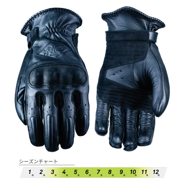 【12月2日出荷】FIVE ファイブ グローブ OKLAHOMA(オクラホマ) ブラック [Mサイズ] FIVE4770916487597