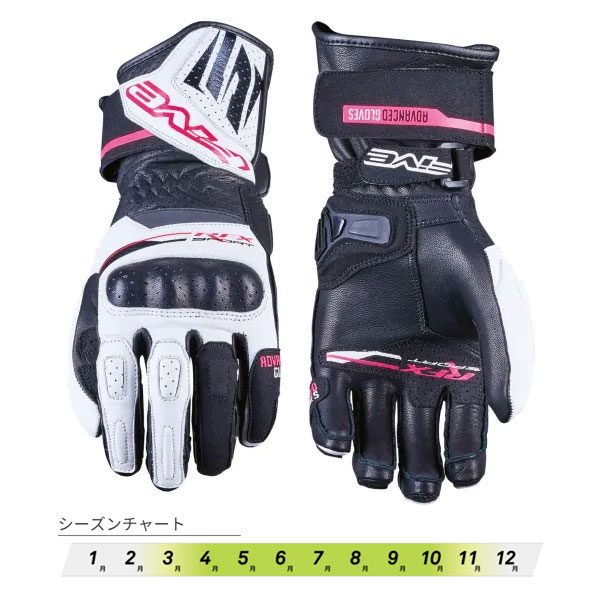 FIVE ファイブ レディースグローブ RFX SPORT WOMAN ホワイト/ピンク [Sサイズ] FIVE4770916488174
