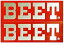 【5月3日出荷】BEET ステッカー (BEET) タイネツ 　0703-BA2-00