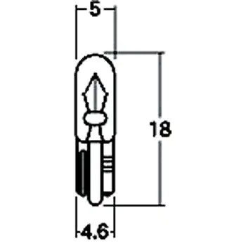 【5月23日出荷】M&Hマツシマ 1P WB114S 12V2.3W (クリアー) 1PWB114S