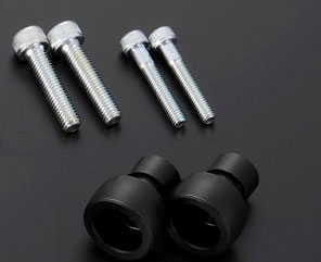 【12月5日出荷】J-TRIP フックボルト・10ミリ(KTM) ブラック JT-107K-BK