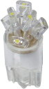 【11月1日出荷】M&Hマツシマ LED Lビーム ホワイト LED6個 12V T10ウェッジ用 L706FWH