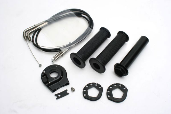 ACTIVE(アクティブ) ZX-6R KAWASAKI カワサキ ハイスロットルキット [EVO2] ブラック 巻取φ40/42 1065714