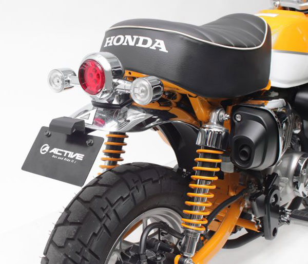 ACTIVE(アクティブ) モンキー125 HONDA ホンダ フェンダーレスキット ブラック [LEDナンバー灯付き] 11..