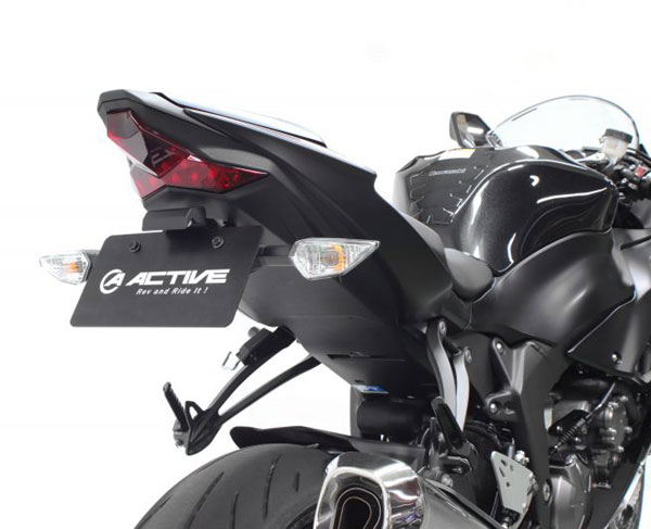 【在庫あり】ACTIVE(アクティブ) ZX-6R(2019〜2025) KAWASAKI カワサキ フェンダーレスキット ブラック [LEDナンバー灯付き] 1157094