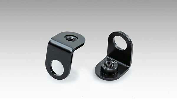 キジマ(KIJIMA) モンキー50 (12V Z50J) キジマ ウインカーステー　L型　ブラック 2個 217-2045