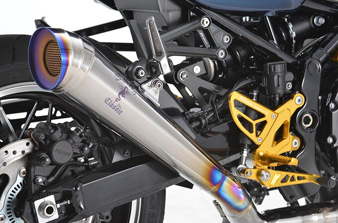 アールズギア(R's Gear) Z900RS/CAFE/SE (23年〜 8BL) ワイバンクラシックR メガホンタイプ チタンポリッシュ MK40-RMCT