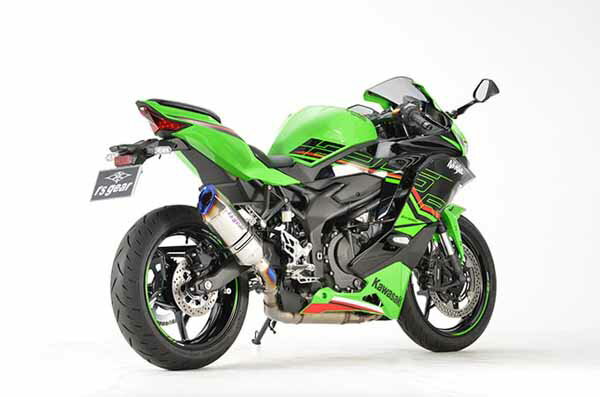 アールズギア(R's Gear) ZX-25R SE(23-)/ZX-25R SE KRT(23-) スリップオンマフラー GPスペック チタンポリッシュ GK43-T3ST